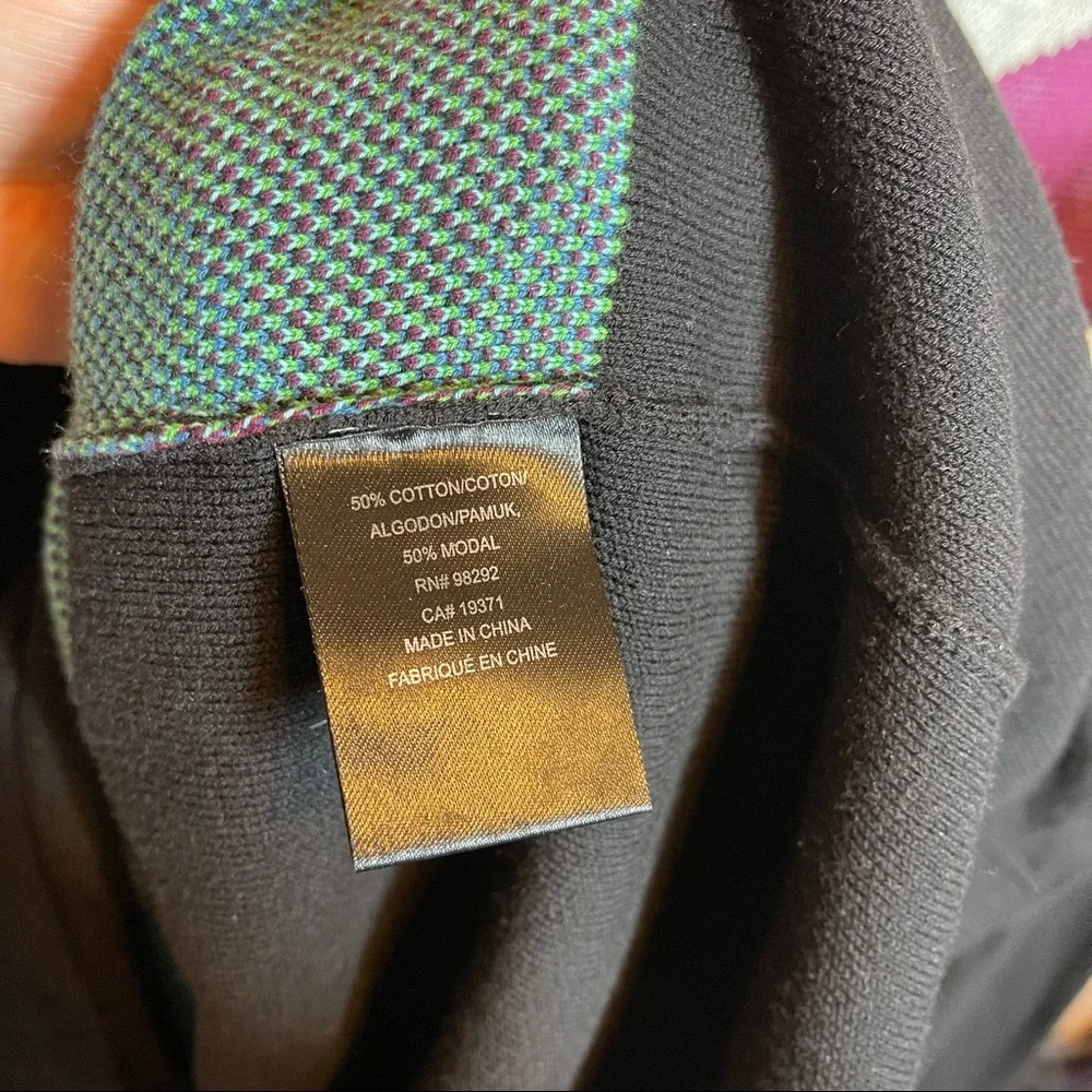 Tibi Geometric Pattern Long Sleeve Knit Sweater Dress Size XS - Picture 5 of 6